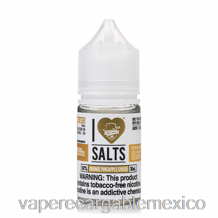 Vape Recargable Naranja Piña Triturada - I Love Salts - 30ml 25mg